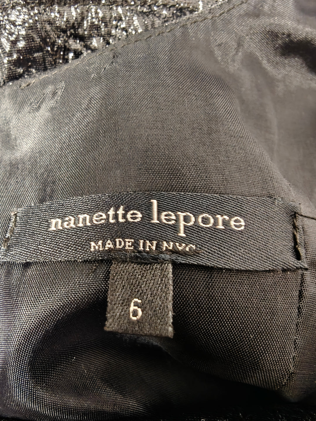 Womens Nanette Lepore Sheath Dress Black Size 6