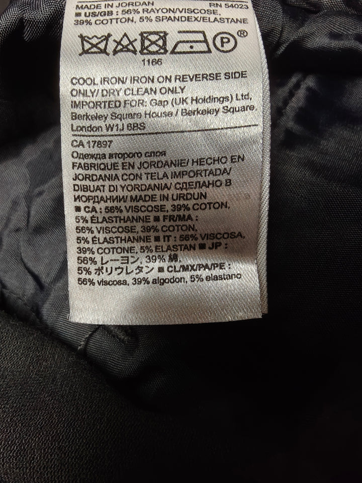 Womens Banana Republic Flare Pants Black Size 14