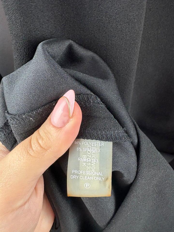 Women’s Calvin Klein Size 2 Black 3/4 Sleeve Work Dress