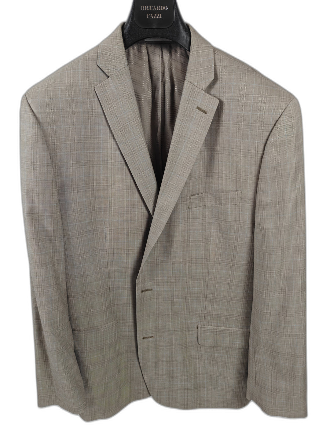 Men’s Michael Kors Blazer Tan Plaid 46L