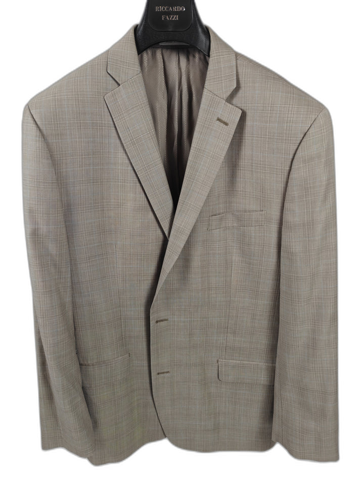 Men’s Michael Kors Blazer Tan Plaid 46L