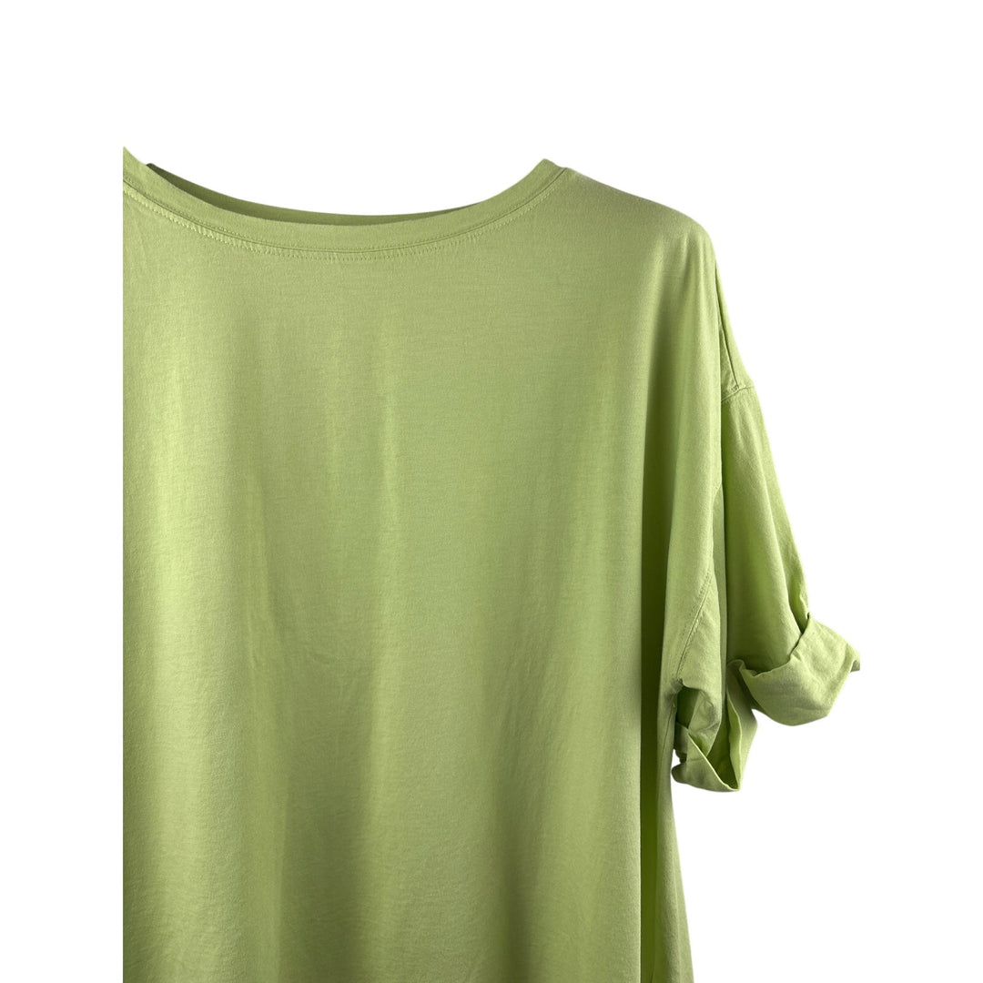 Women’s LOGO Principals Large Leaf Green Short Sleeve Shirt