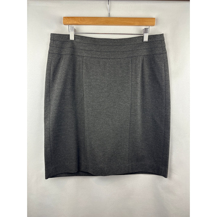 Women’s CAbi Size 12 Charcoal Grey Pencil Skirt