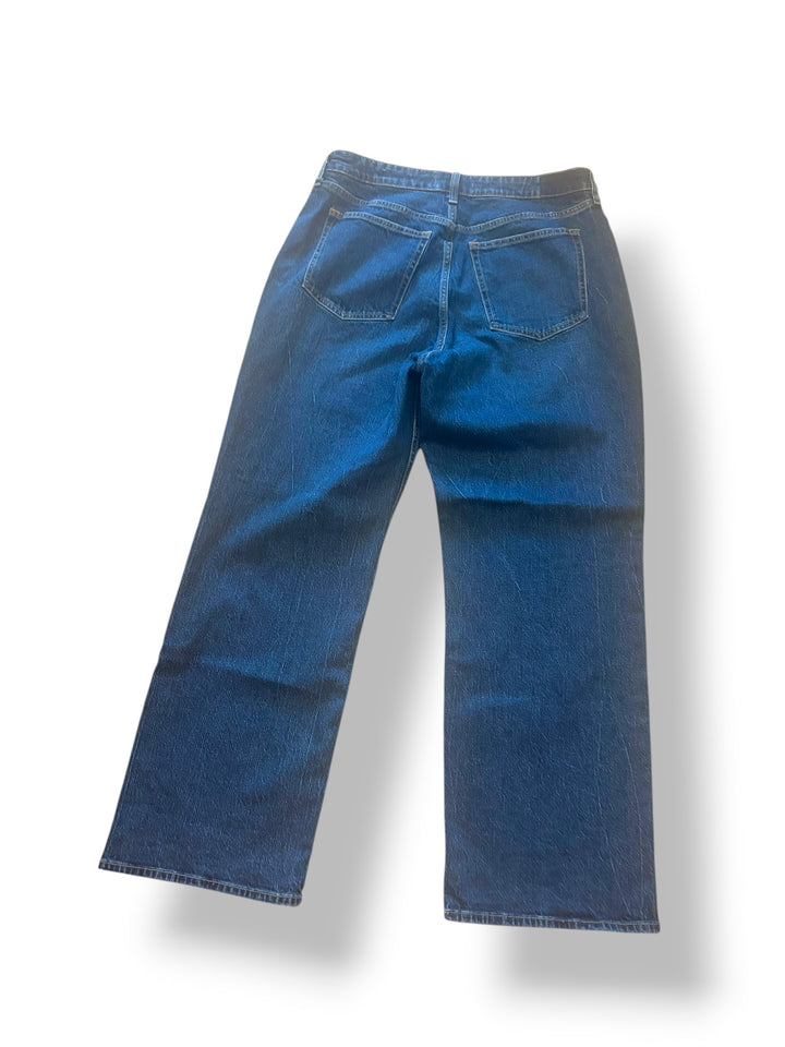 Abercrombie &amp; Fitch Curve Love 90s Relaxed Jeans Size 32 NWT High Rise Wide Leg