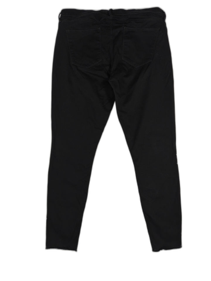 Womens Gap True Skinny Ankle Jeans Classic Black Size 33 Tall
