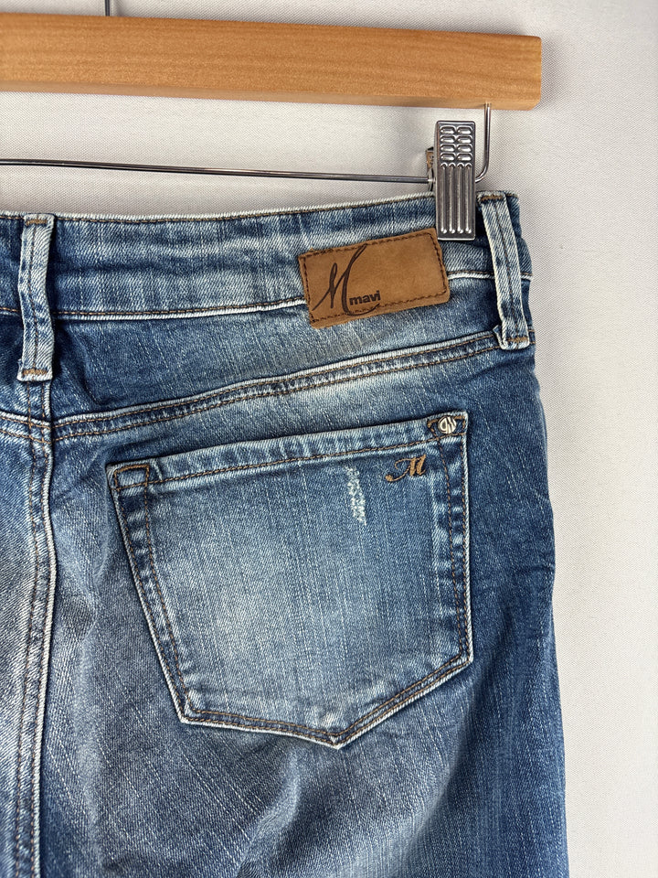 Women’s Mavi Size 27/32 Medium Wash Blue Skinny Jeans