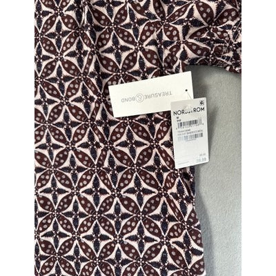 Women’s Treasure & Bond Boho Keyhole Style Blouse Sz M