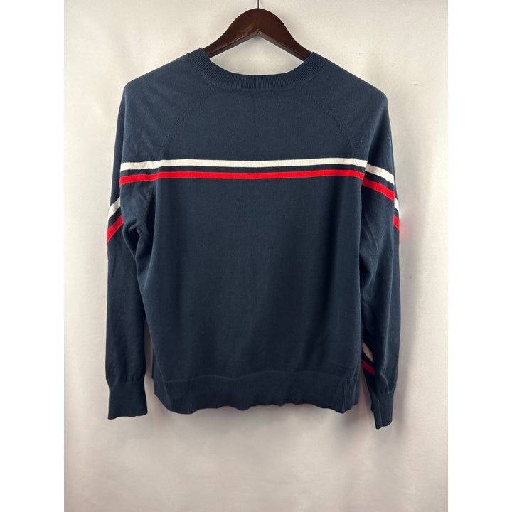 Women’s Tommy Hilfiger Large Navy Blue Long Sleeve Crewneck Sweater