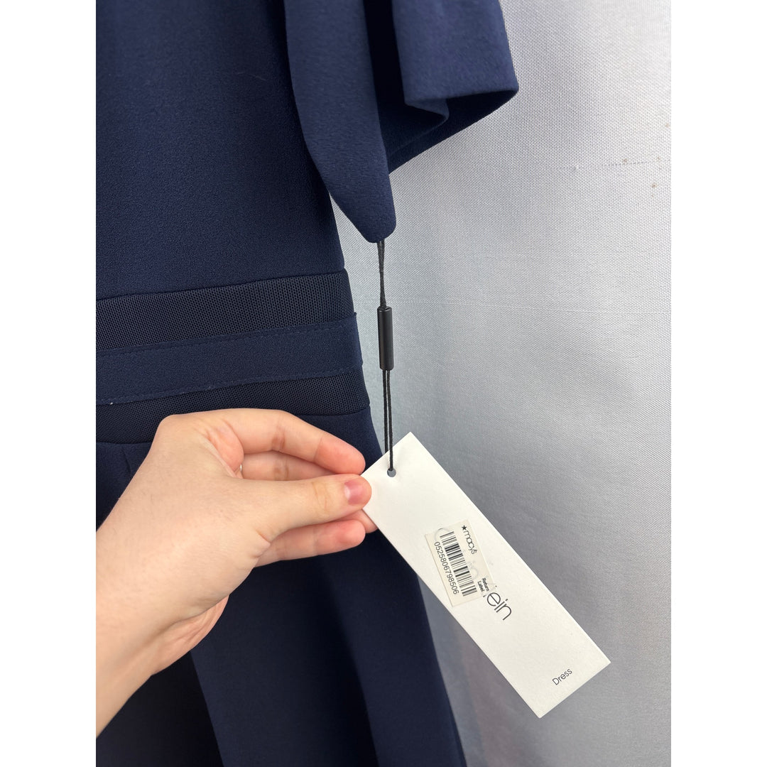Women’s Calvin Klein Size 14 Navy Blue Short Sleeve Dress