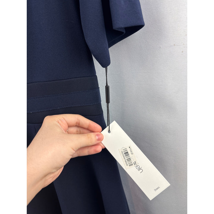 Women’s Calvin Klein Size 14 Navy Blue Short Sleeve Dress