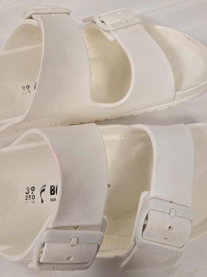 Womens Birkenstock Arizona EVA Sandals White Size 39