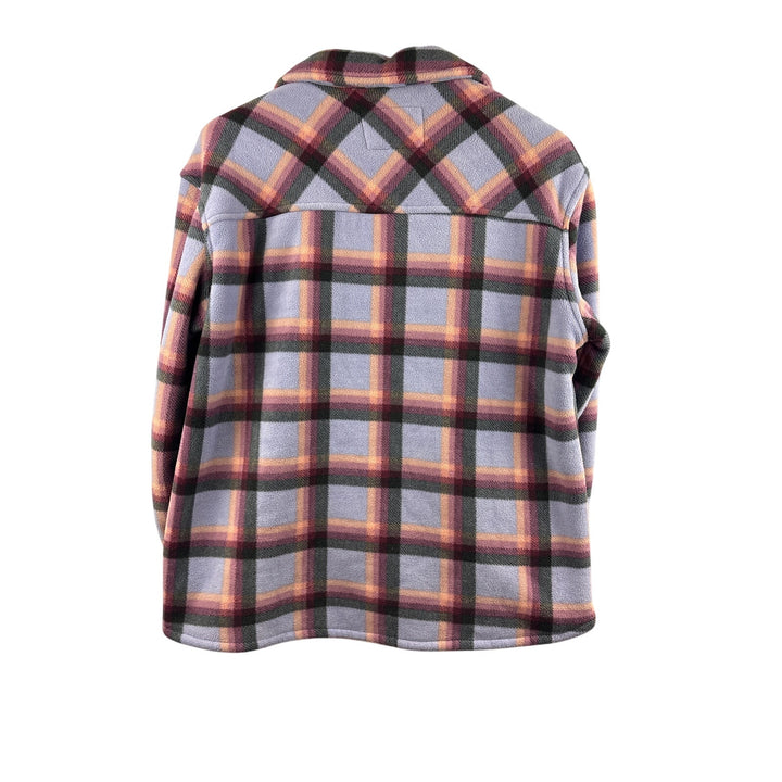 Women’s Sage Collective Large Purple Plaid Winter Coat