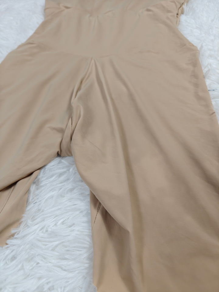 Womens Maidenform Shapewear Bodysuit Beige Size L
