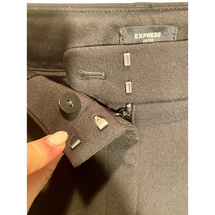 Express Editor Women's Black Slacks Size 10S