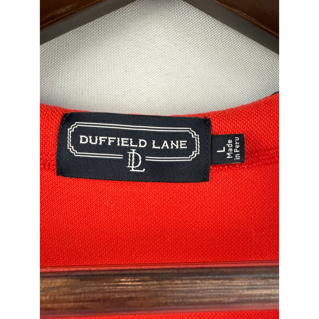 Women’s Duffield Lane Large Blood Orange Sleeveless Dress