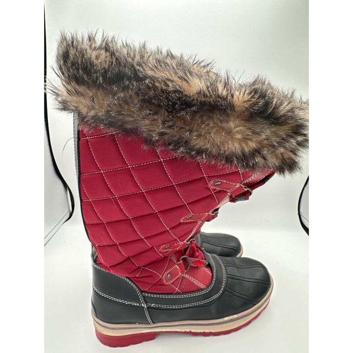 Women’s Storm by Cougar Aspen P Red & Black Snow Boots Size 8M