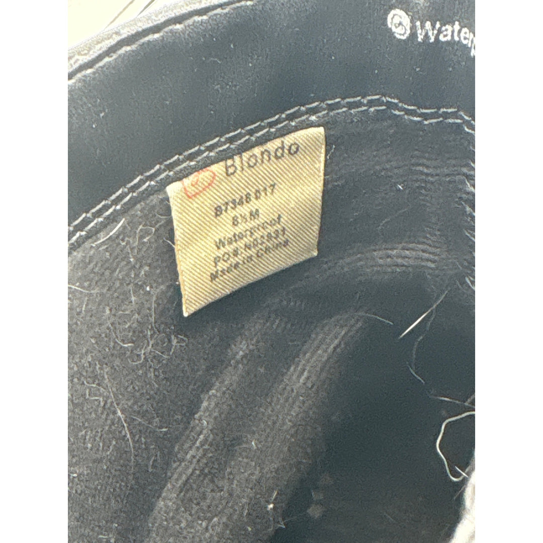 Women’s Blondo Size 8.5 Black Buckled Ankle Boots