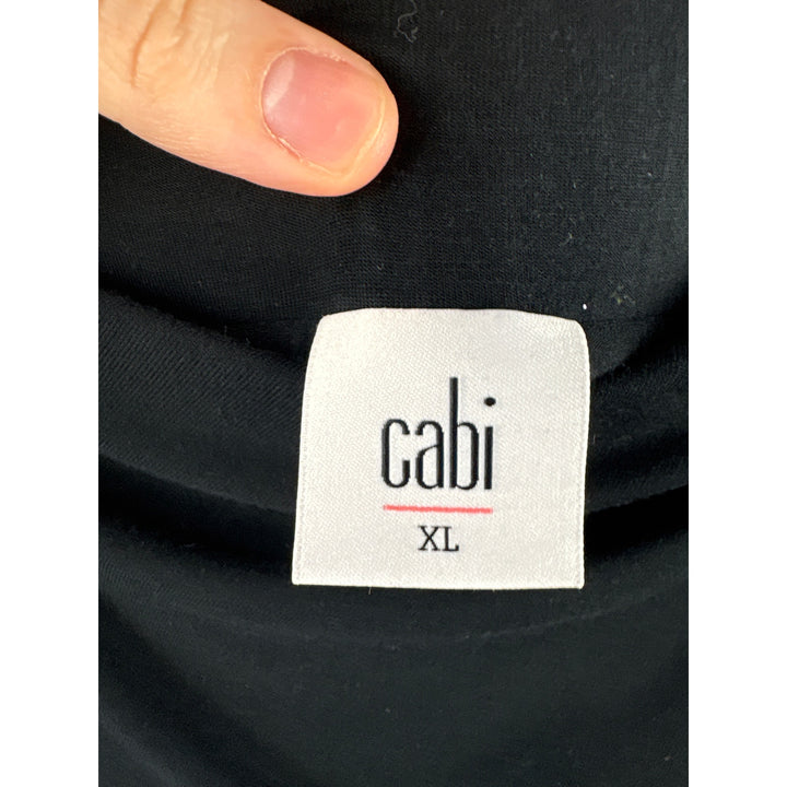 Women’s Cabi XL Black Midi Skirt w/ Side Slit