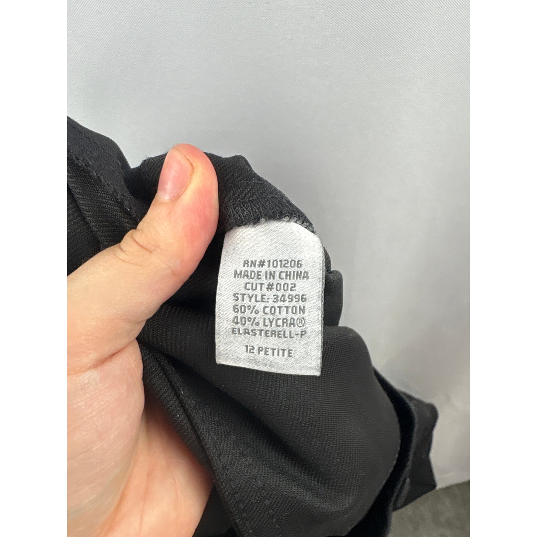Women’s Soft Surroundings Size Petite 12 Black Skinny Pants