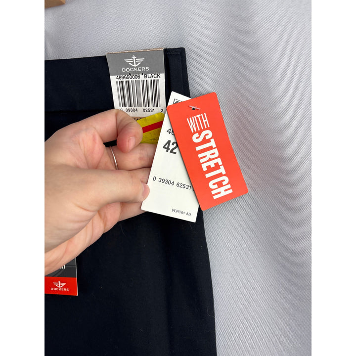Men’s Dockers Size 42 X 30 Black Dress Pants