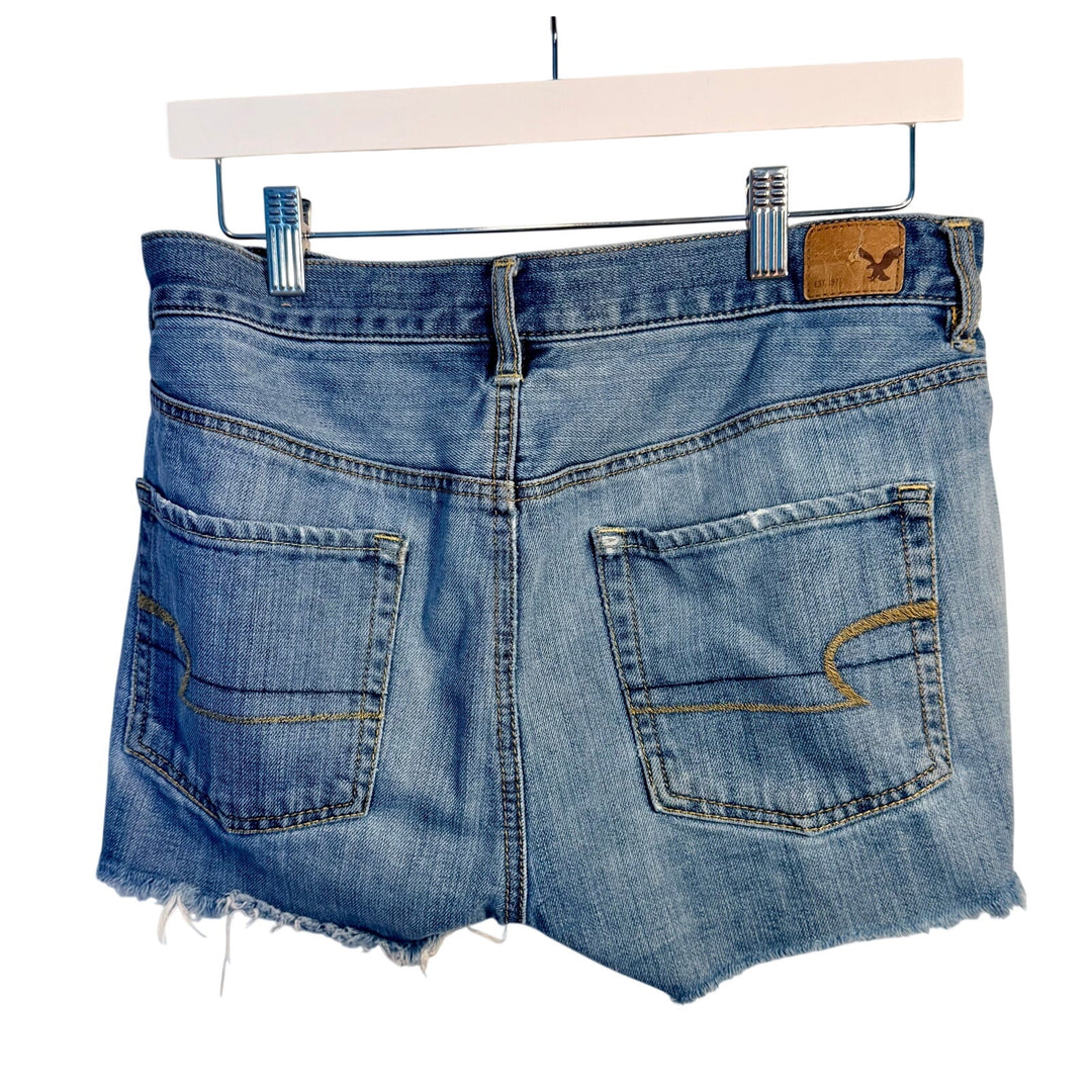 American Eagle Outfitters Button Fly Cutoff Denim Shorts Size 4