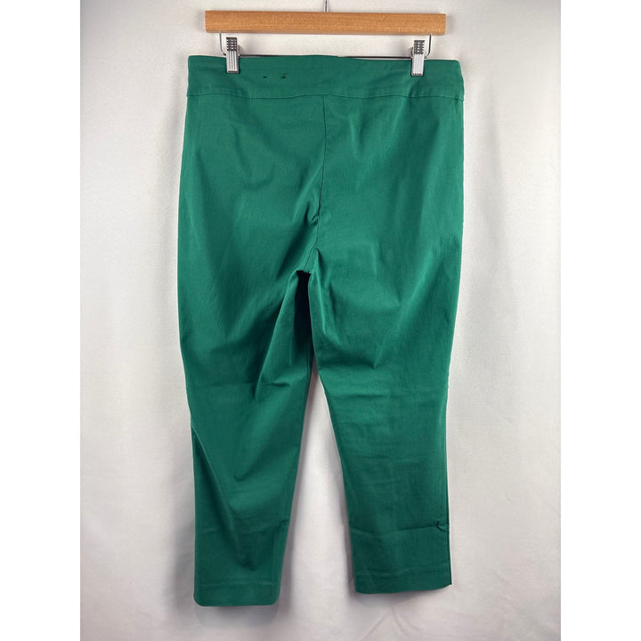 Women’s JM Collection Petite Large Green Straight Leg Slacks