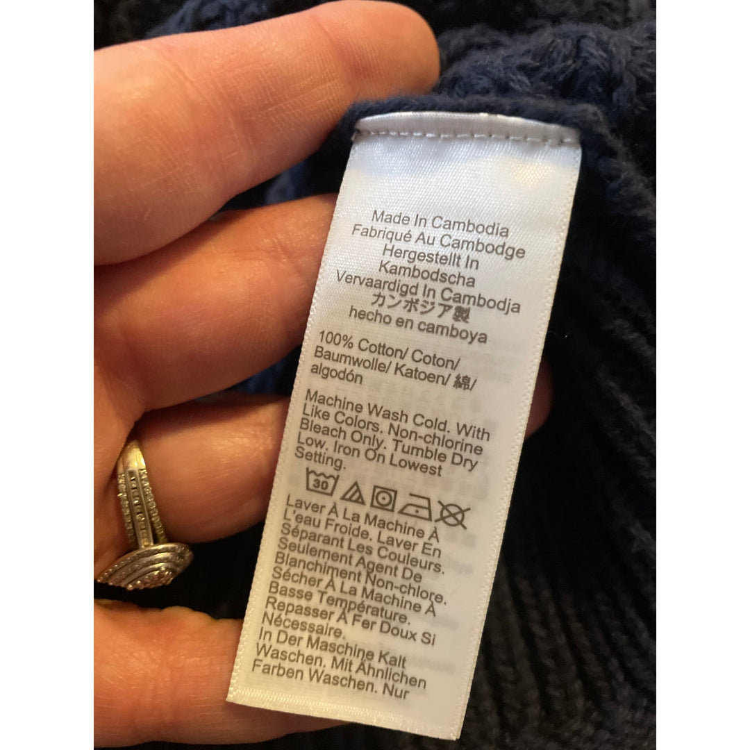 J Crew Relaxed Chunky Knit Rollneck Sweater With Raglan Sleeves Size Small
