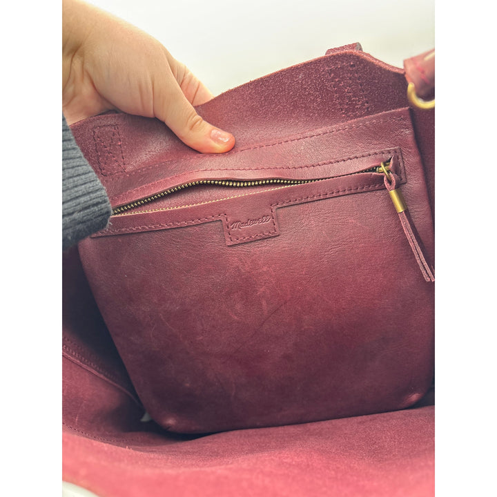 Women’s Madewell Sam Handmade Cherry Red Tote Bag