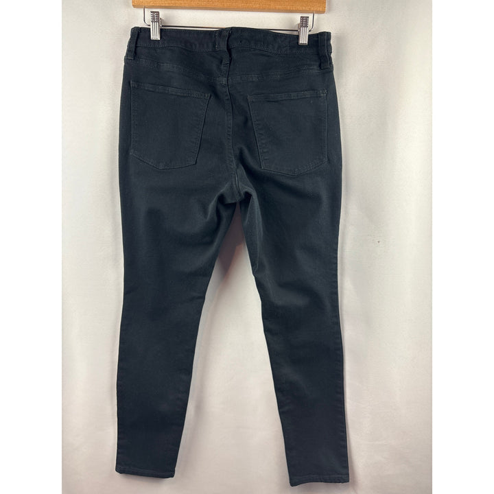 Women’s Universal Thread Size 10 Black Mid-Rise Skinny Jeans
