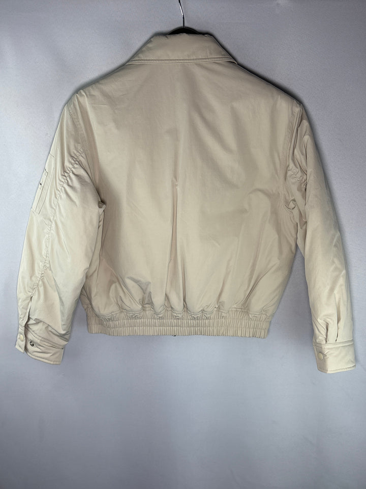 Unisex Dunst Small Cream Collard Bomber Jacket