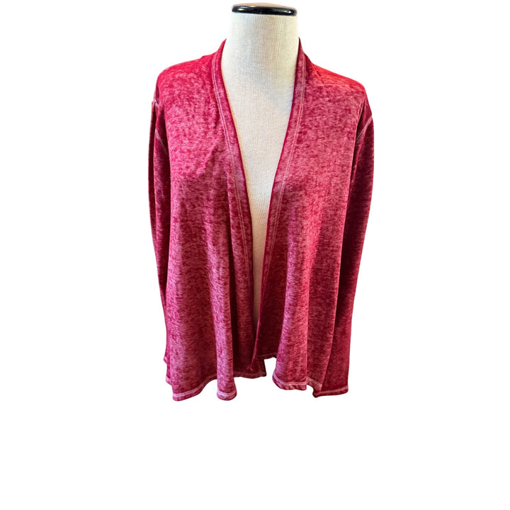 Maurices Maroon Cardigan Women&