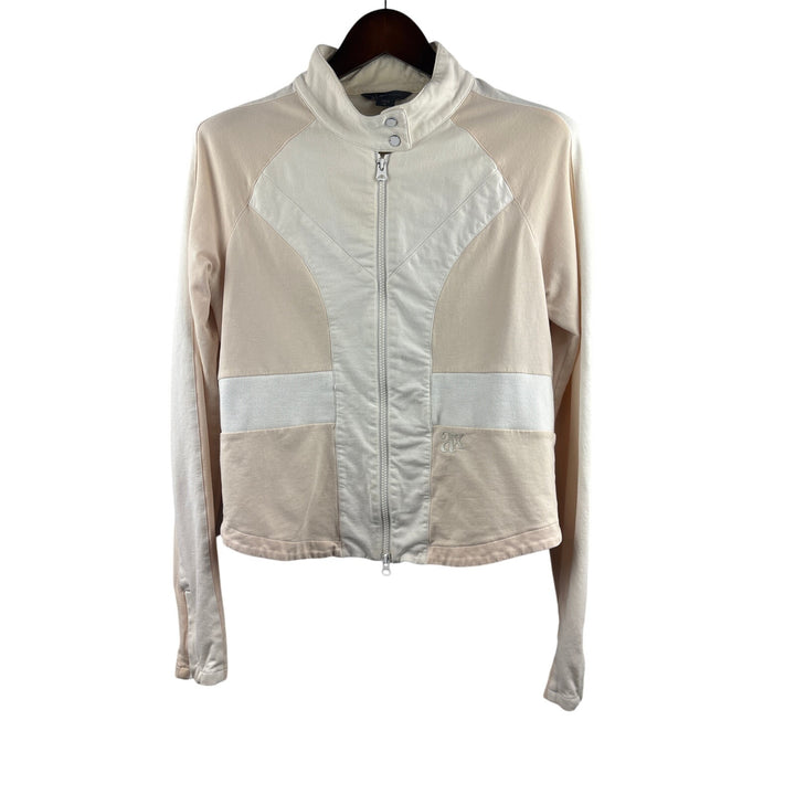 Women’s Armani Exchange XL Cream & White Colorblock Jacket
