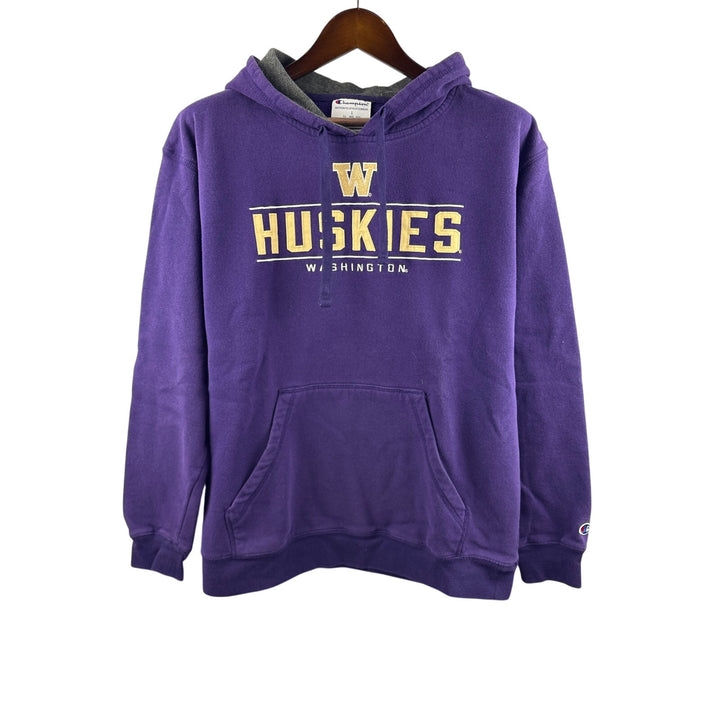 Men’s Champion Large Purple Washington University Hoodie