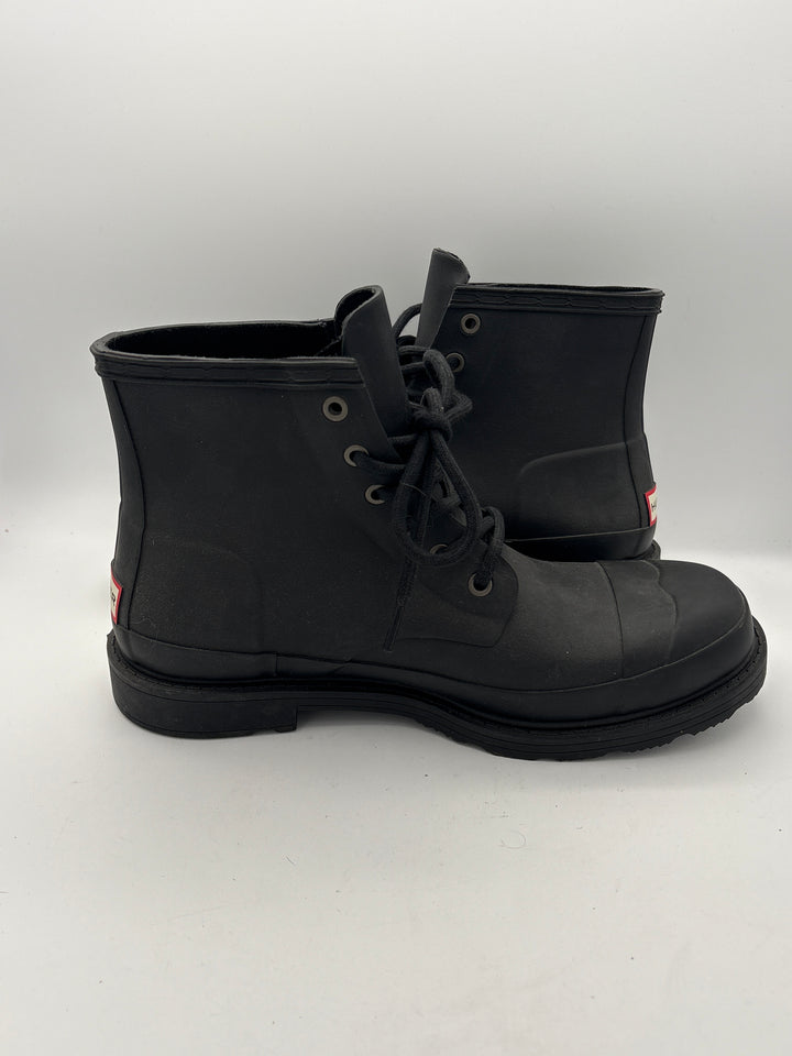 Women’s Hunter Size 10.5 Black Waterproof Ankle Boots