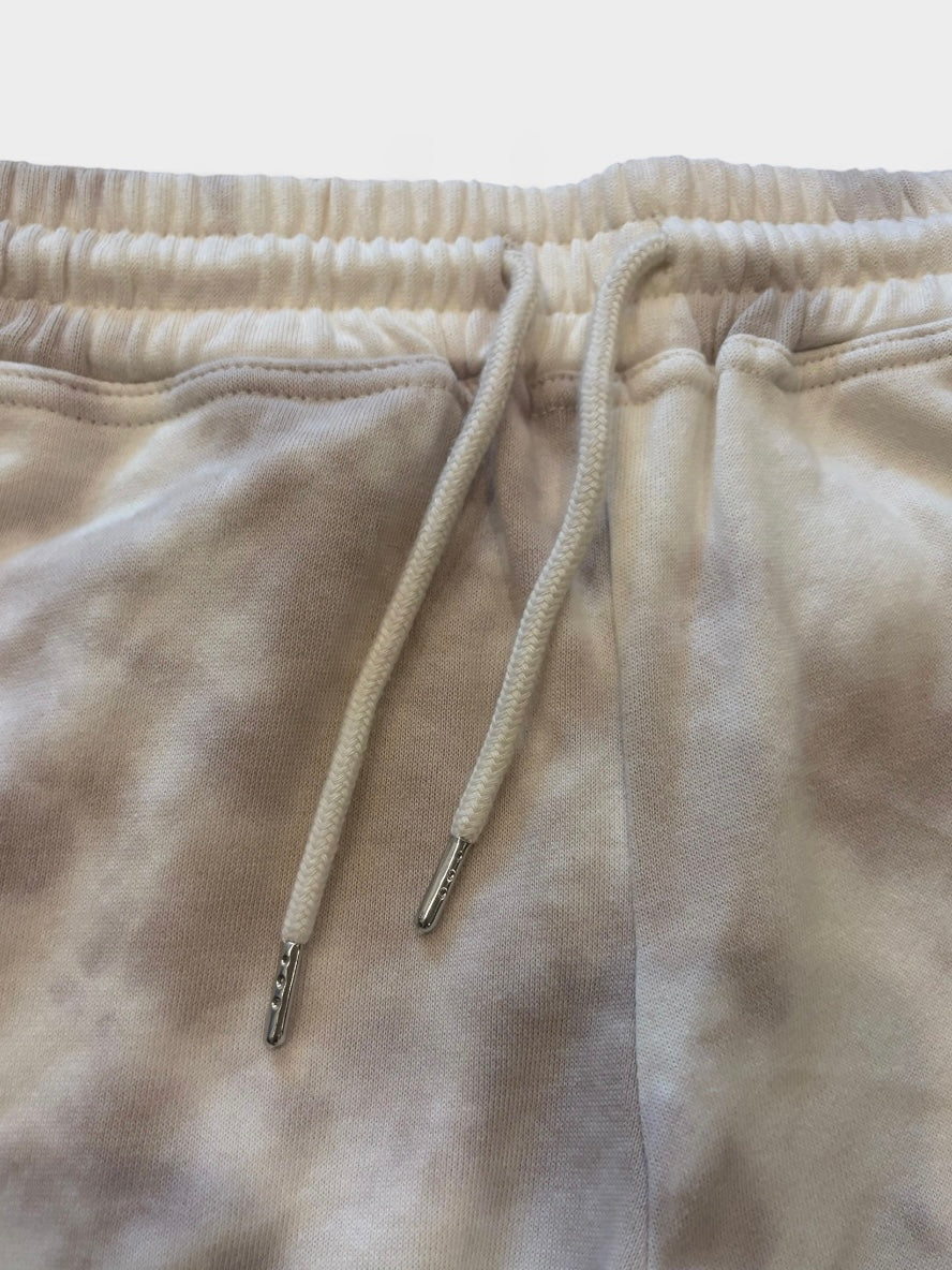 Disney Parks Walt Disney World Pastel Tie Dye Jogger Sweatpants Small Pink Logo