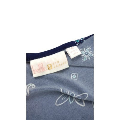 Women's Belle Blue Pattern Tank Top - Size XL