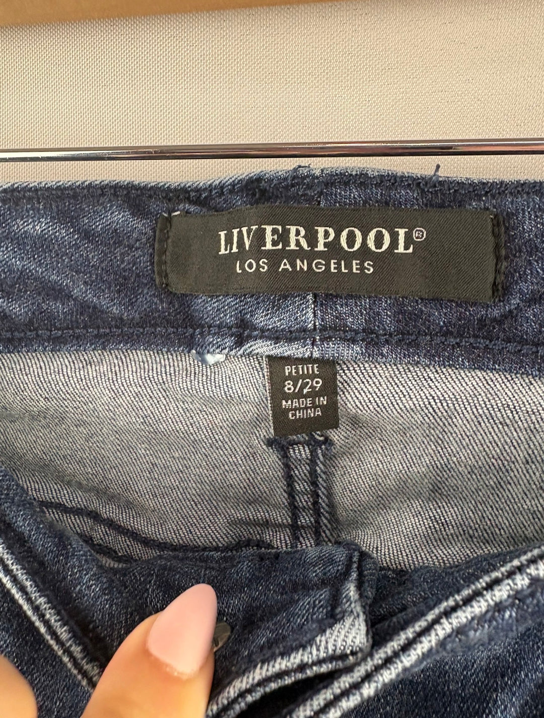 Women’s Liverpool Los Angeles Size 8/29 Dark Blue Jeans