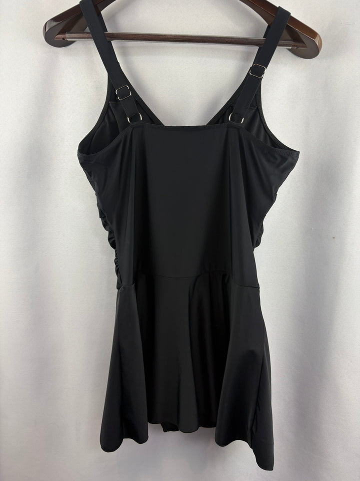 Women’s Kate Kasin Large Black Mini Sports Dress