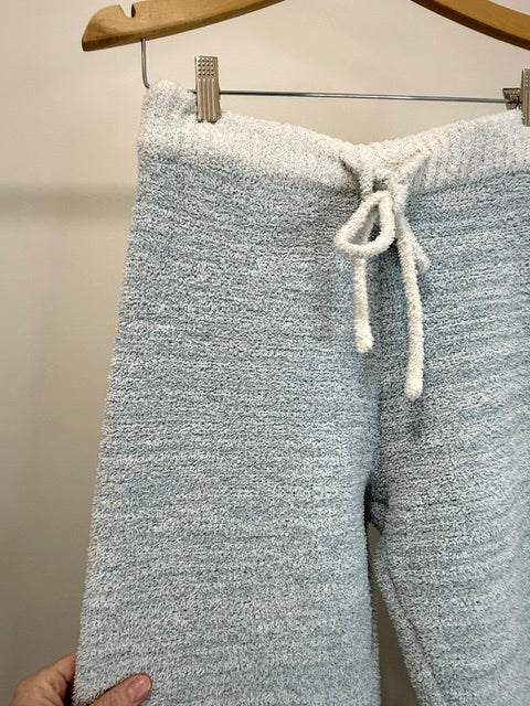 Mia &amp; Tess Chenille Light Blue Joggers – Size XL
