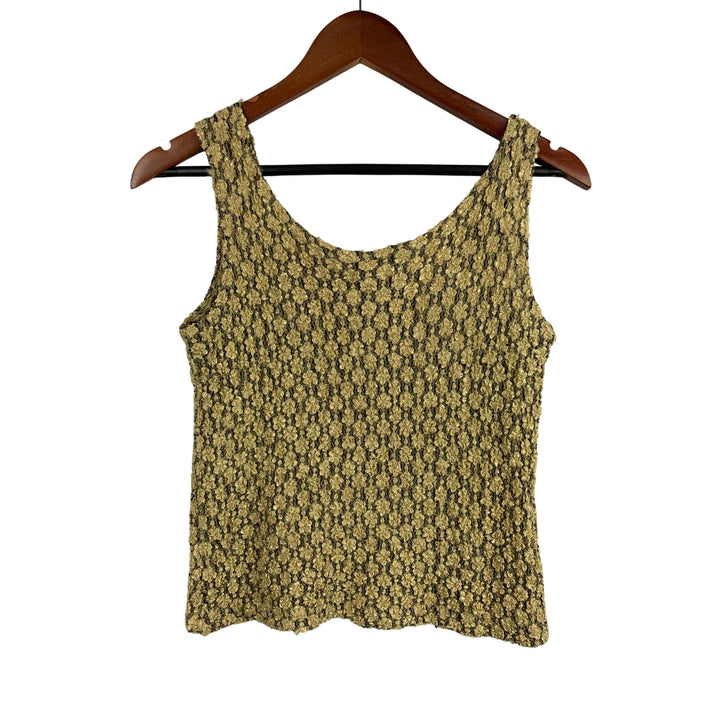 Azzura Medium Sleeveless Textured Womens Top