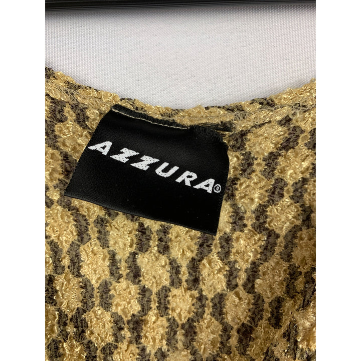 Azzura Medium Sleeveless Textured Womens Top