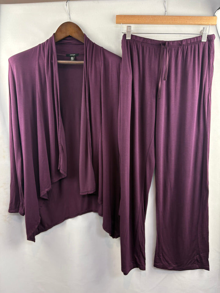 Women’s Midnight Small Plum Purple Sweater & Lounge Pants