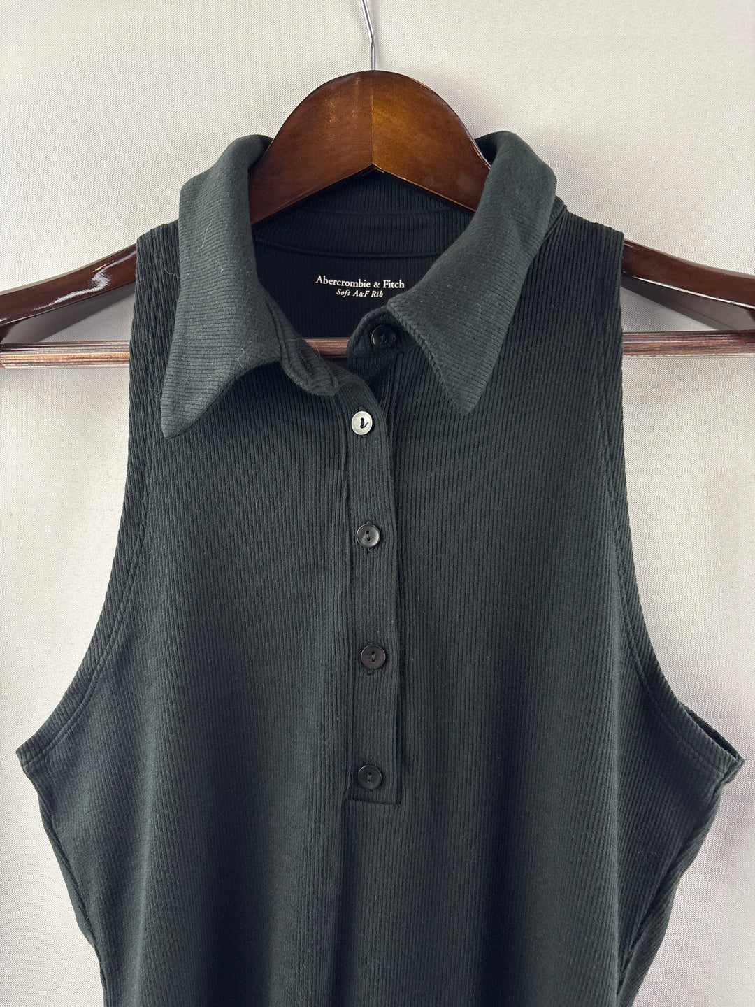 Women’s Abercrombie &amp; Fitch Large Black Sleeveless Bodysuit