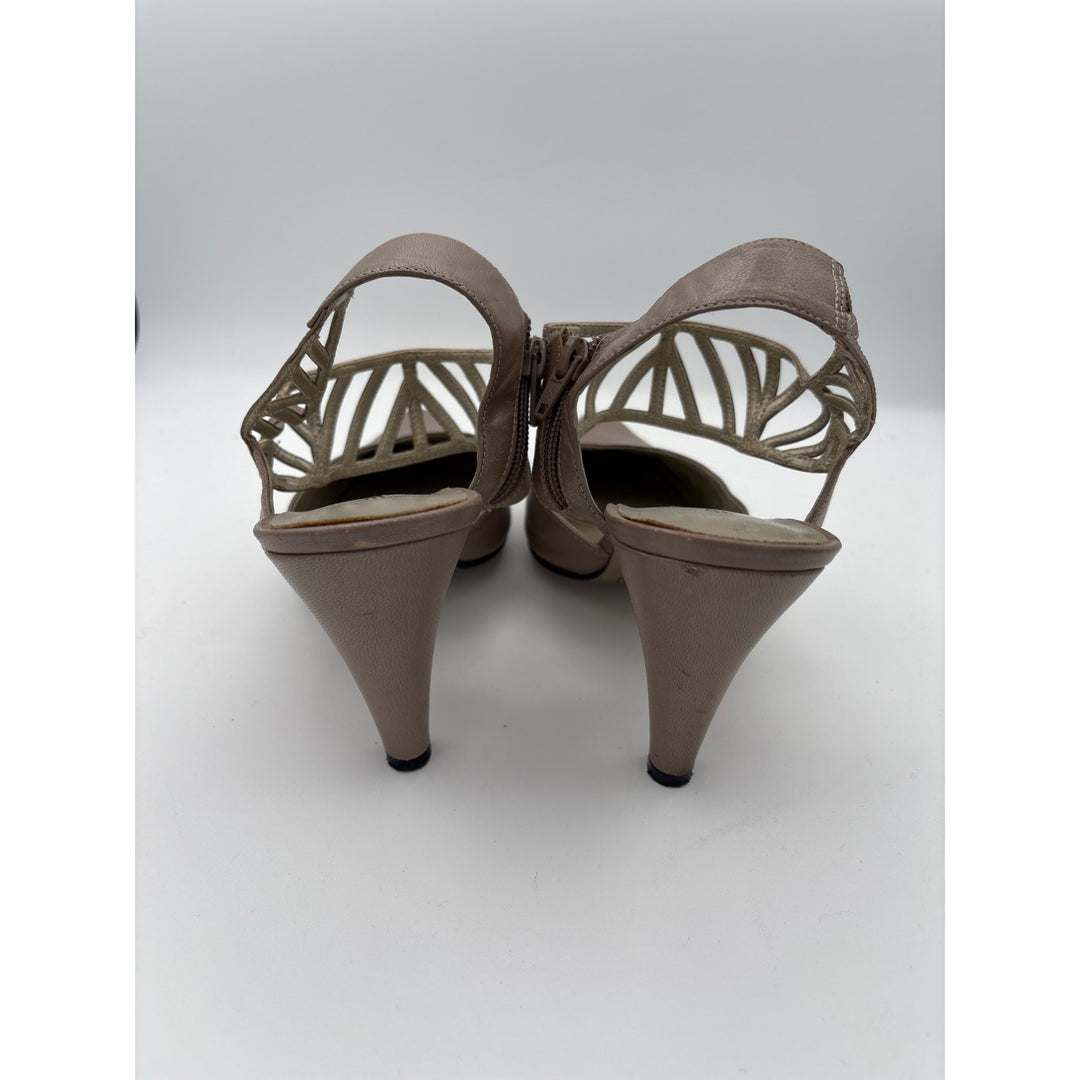 Bellini Womens 7 Strappy High Heel Pointed Toe Sandals