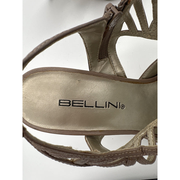 Bellini Womens 7 Strappy High Heel Pointed Toe Sandals