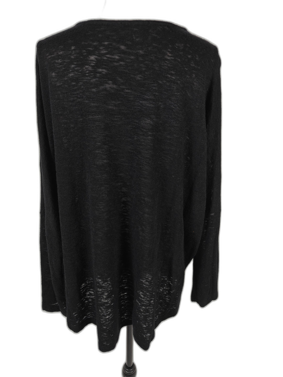 Women Alfani Poncho Sweater Black Size XL