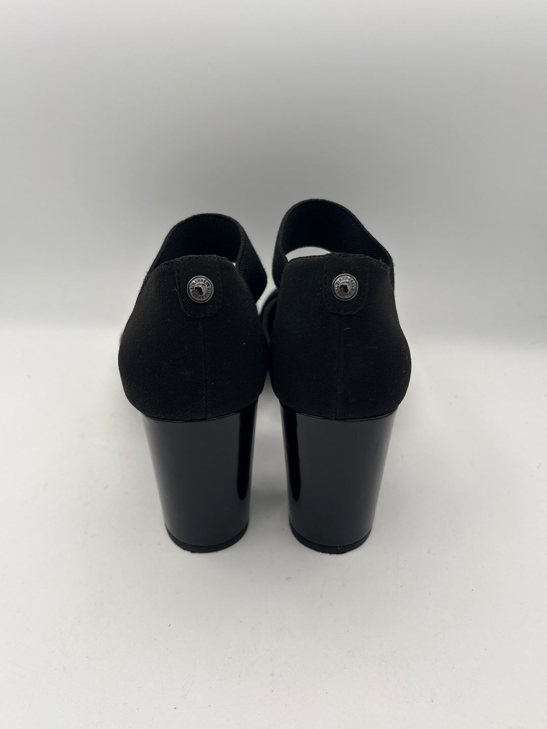 Women’s Anne Klein Size 10 Black Faux Suede Block Heels