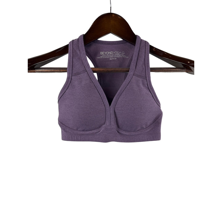 Women’s Beyond Yoga XS Purple Sports Bra