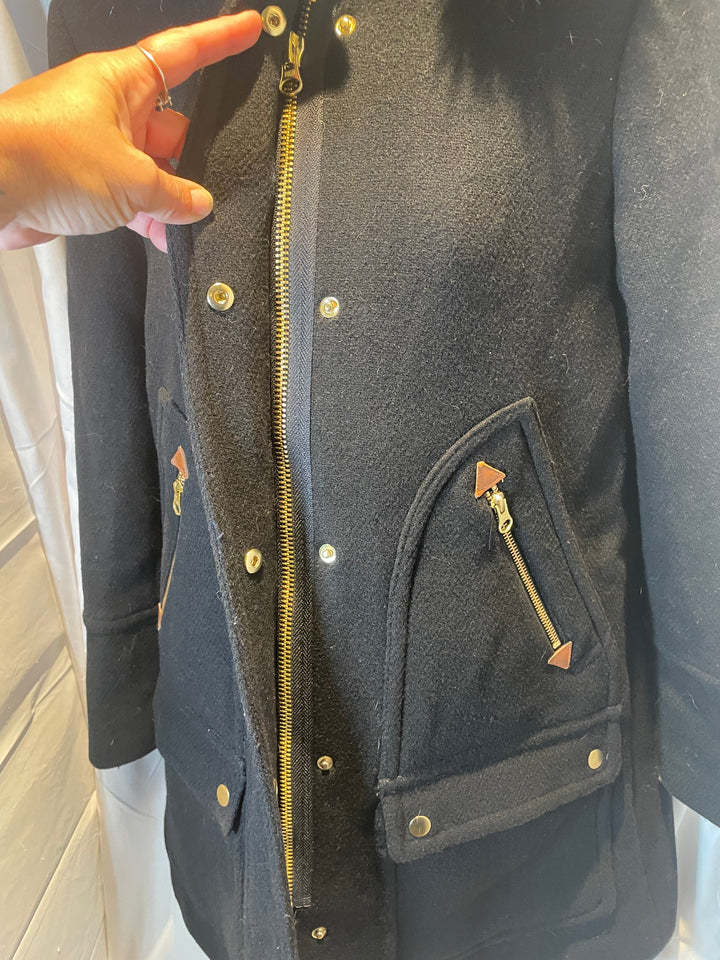 J. Crew Chateau Parka in Italian Stadium - Cloth Wool by Italy’s Nelly Gori mill.