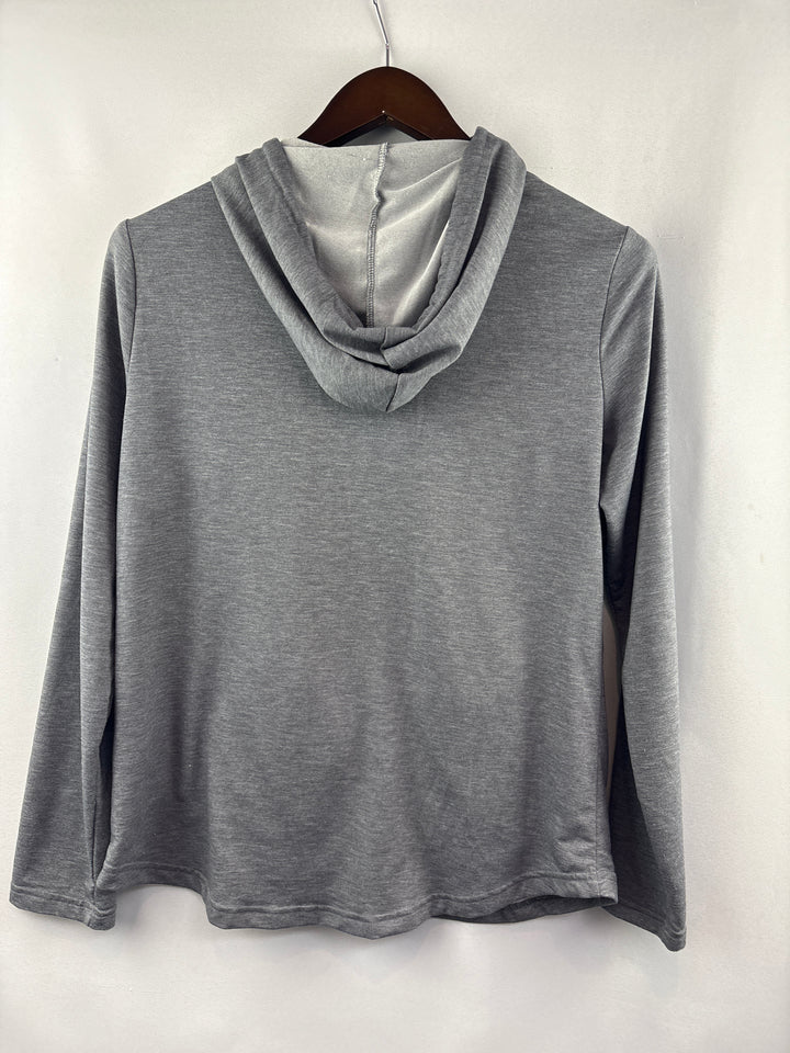 Women’s 32° Cool Medium Heather Gray Zip-Up Hoodie